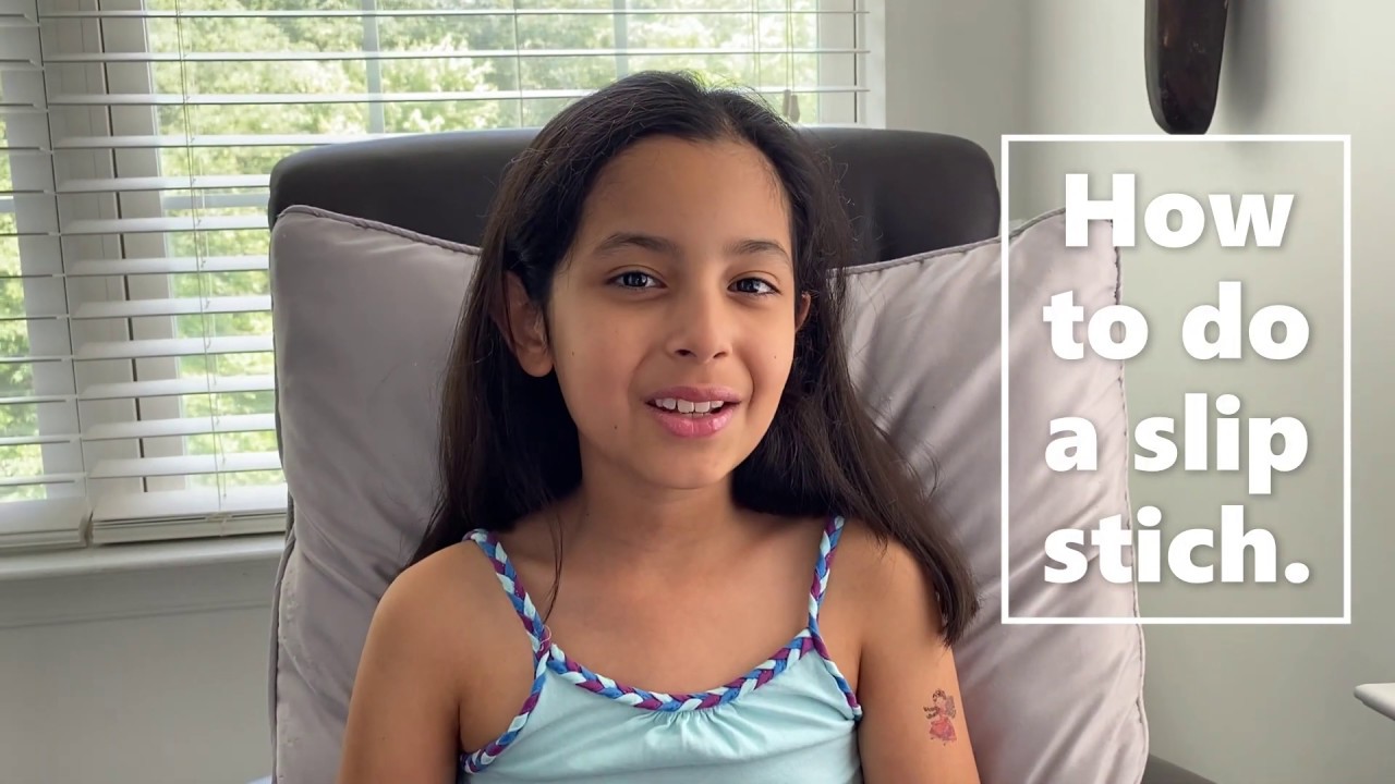 How to do a slip stich - YouTube