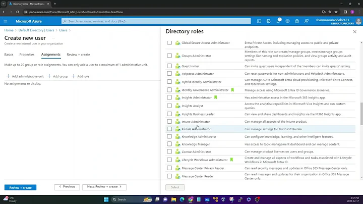 How to Create new user in Azure Active Directory / Azure ENTRA ID PART-55 | HINDI | AZ-104