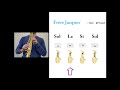 Tuto saxophone  frre jacques  mlodies simplifies  vous de jouer 