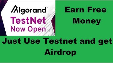 Algorand Testnet Airdrop Great Opportunity