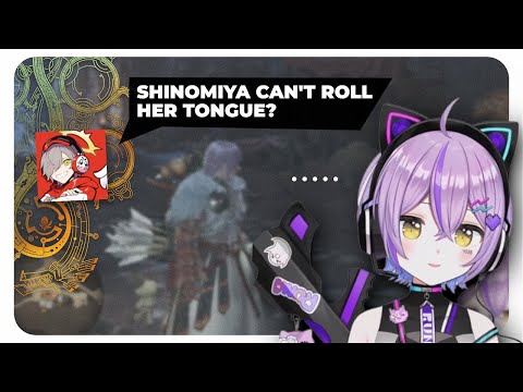The Chat Told Daruma that Shinomiya Can't Roll Her Tongue【Vspo!/Monster Hunter Wilds】