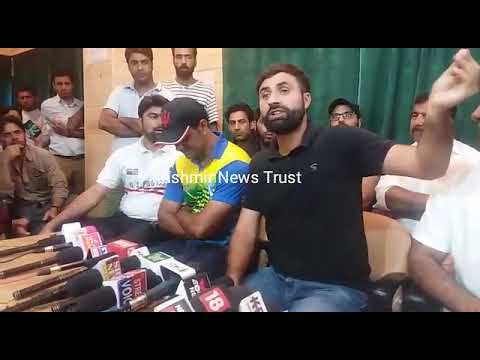 Kashmir based international cricketer talking about Rasikh Salam&#39;s fake date of birth row