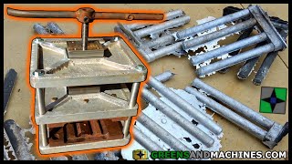 Big Molding Press pt. 3 - Casting Lots of Bars!
