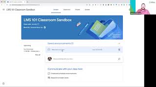 LMS 101 - Google Classroom: The Stream