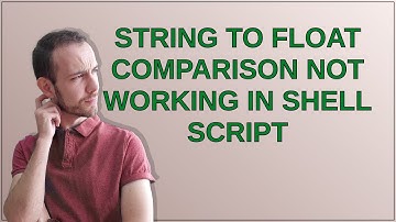 String to float comparison not working in shell script