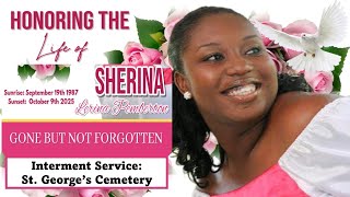 Interment Service for the late Sherina Pinney Pemberton | November 08, 2025
