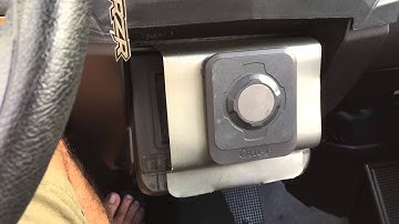 iPad Mini with Otterbox Agility mounted in Polaris RZR 1000