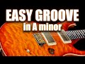 Easy groove backing track in am  szbt 1053