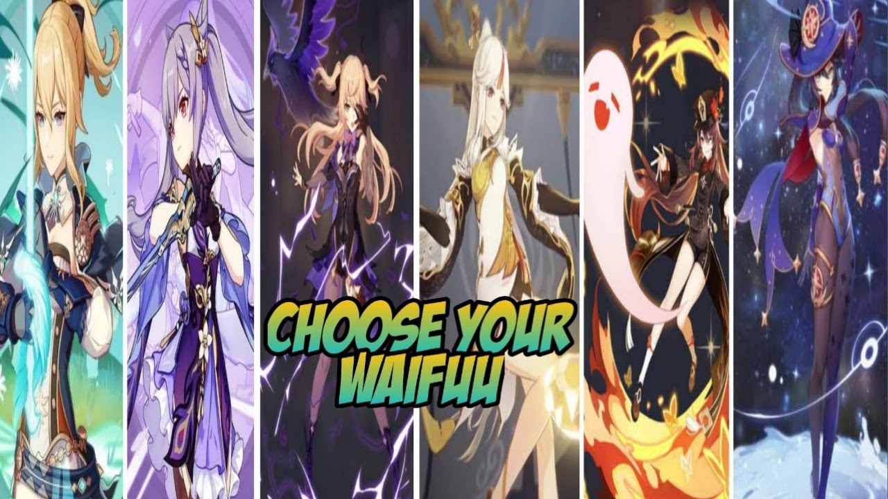 [Genshin Impact] - All Female Character Animation Ultimates ~ Choose ...