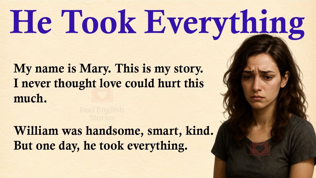 He Took Everything and Left ✅ Emotional English Story (A1 | A2 Level) ✅