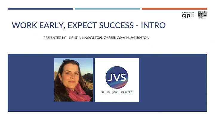 JVS Work Early Expect Success Program Intro 2025