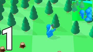 Join Lumberjack: Craft & Build - Gameplay / Walkthrough - Part 1 (IOS & Android)