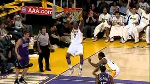 03 09 2008   kings vs  lakers   lamar odom highlights