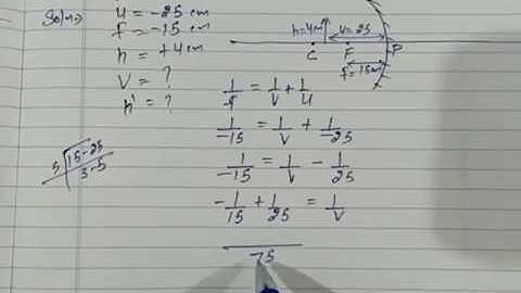 Example 10.2, Ncert, Page number 170, Chapter 9, Light, Reflection and Refraction, Class 10 Science