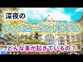 深夜のディズニーランドホテルで起きている事