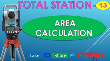 how to do Area calculations by using SOKKIA-CX105 total station surveying equipment