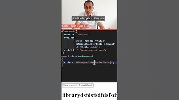 How Two Way Binding Works #angular18 +