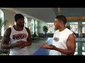 Ray Lewis & Nelly Workout