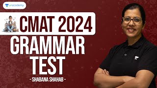 CMAT 2024 Grammar Test | Shabana Shahab