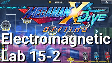 MegaMan X Dive Offline Super Electromagnetic Lab 15-2(All Hidden Elements locations)