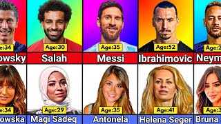 AGE Comparison - Famous Footballers And Their Wives\/Girlfriends