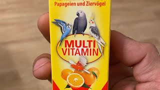 Beste multivitamin Für Vogel 🐦 #multivitamin#saskia #mineralwater#budgies#powerful#shorts