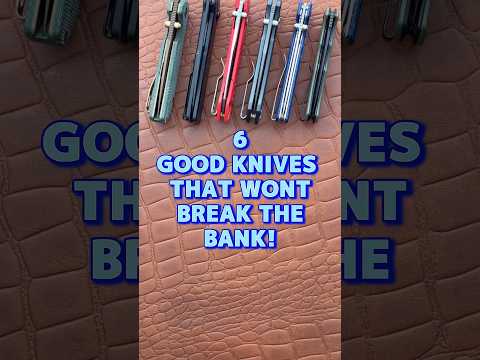 6 Pocket Knives Under $50 That Are Actually Good!