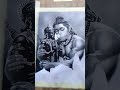 @Artbypratikesh× Hanuman 🚩 drawing #charcoal&amp;graphics #pencilsketch #youtubeshort #short