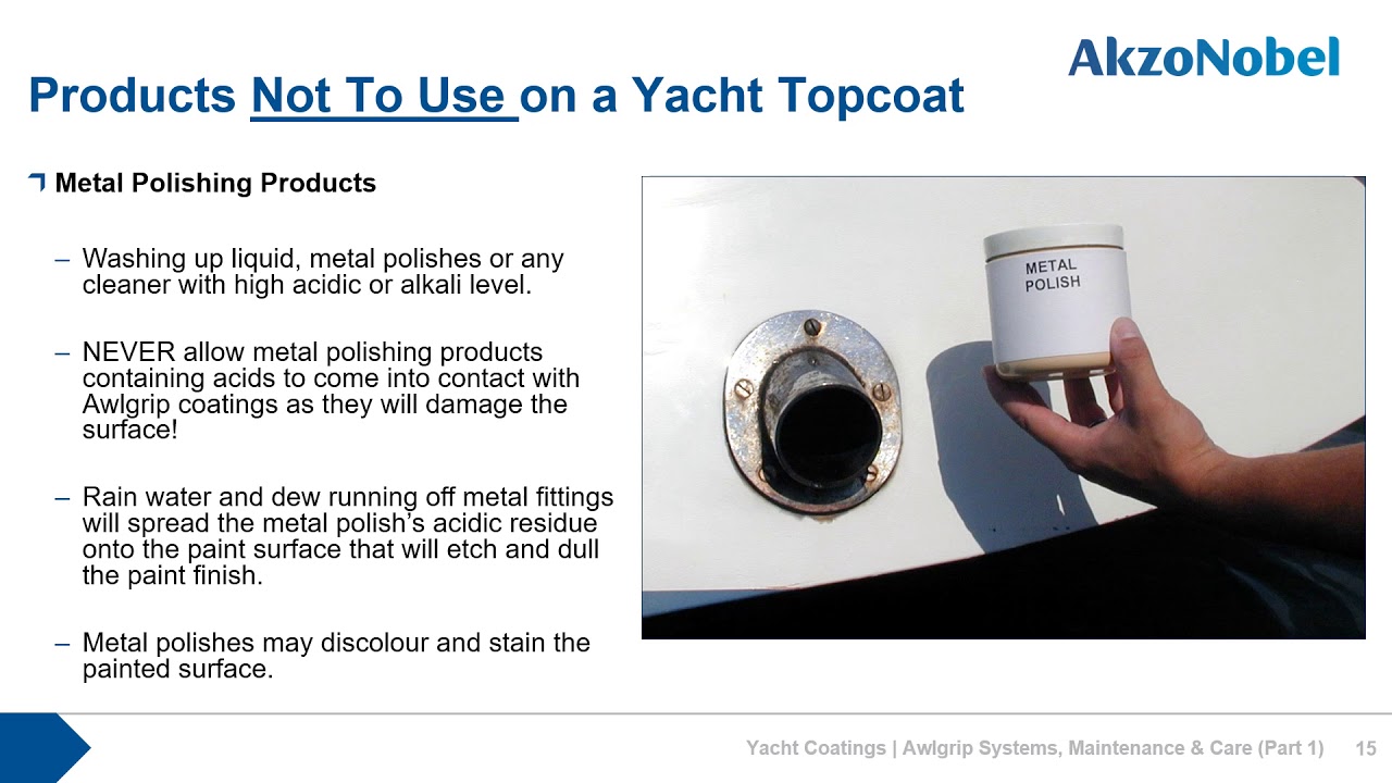 Awlgrip Systems Maintenance And Care Part 1 Youtube