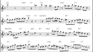 Sonny Stitt - All God's Chillun Got Rhythm (solo transcription)
