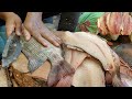 Amazing Tilapia Fish Cutting Video | Skin and Boneless fish cutting | Begum Bazar fish market |