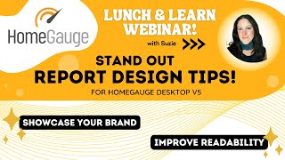 Report Styles & Design Tips for HomeGauge Desktop v5