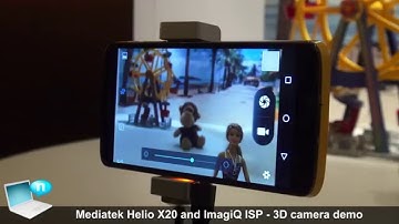Mediatek Helio X20 and ImagiQ ISP - 3D camera DOF demo