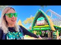 Riding NEW Iron Gwazi Coaster at Busch Gardens Tampa! FULL Ride, Multiple POVs, Merch & Queue Tour