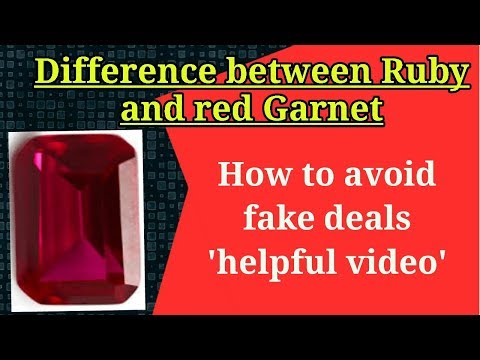 Video: Rozdíl Mezi Ruby A Garnet