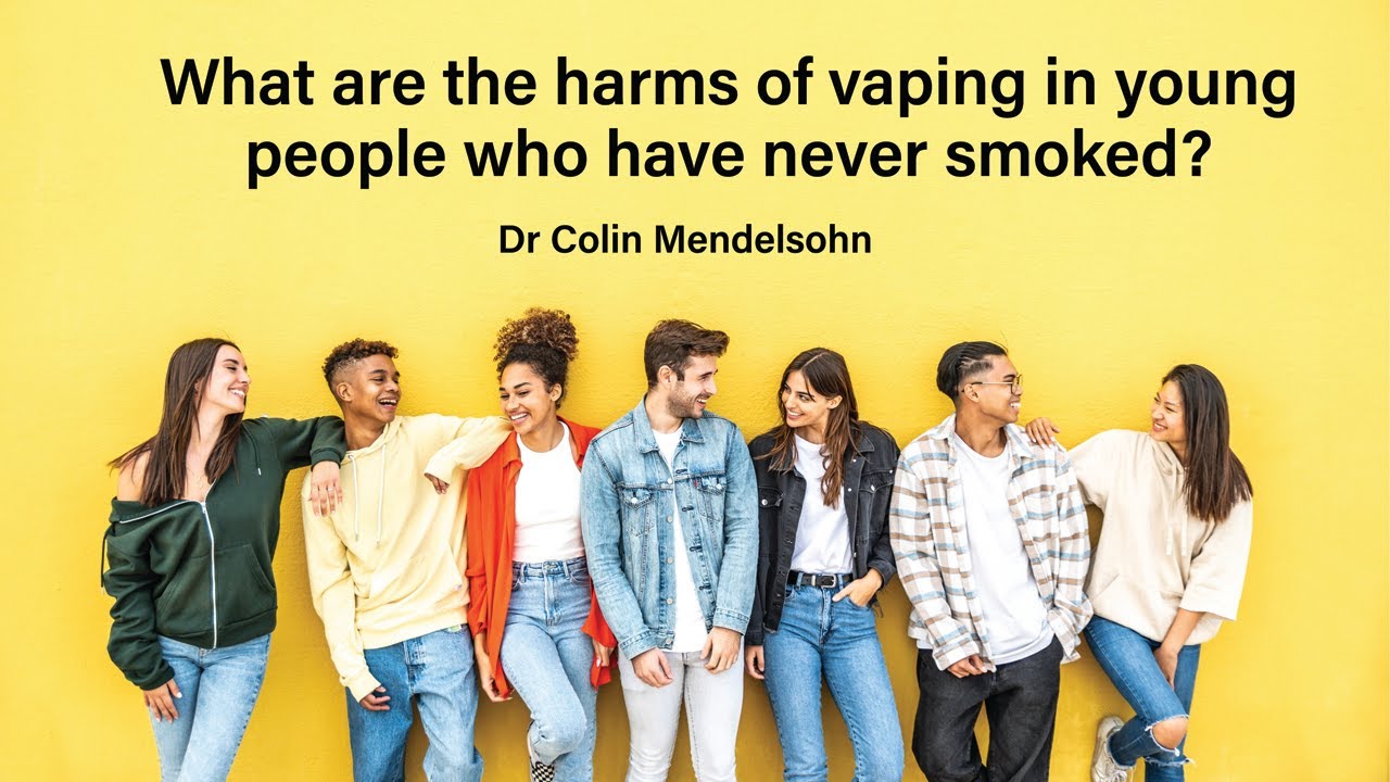 Dr Colin Mendelsohn on X: No one wants kids to #vape, but the