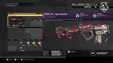 NEW KBAR 32 IGLOO BUSTER LEGENDARY! (De-Atomizer Nuclear Weapon Variant!) Call of Duty IW!