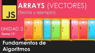 17 ARRAY - ¿Qué son los ARREGLOS o VECTORES? teoría y ejemplo sencillo