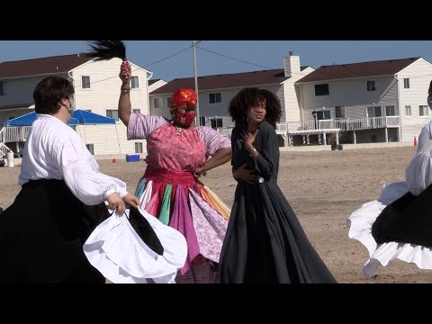 'Dance of the Orcas': Filming at Buckroe Beach