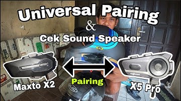 Cara Pairing Retouch X5 Pro Ke Maxto X2 - Cek Suara Speaker .