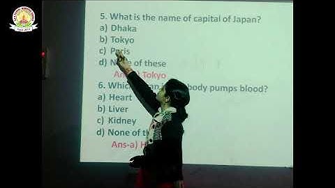 DAV SCHOOL TUTORIALS CLASS 3 GK REVISION MCQ BY ARCHANA MAM