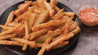 Potato & Egg Fry | Crispy Potato Egg Fry Recipe | Crispy French Fry Recipe |  T'stove