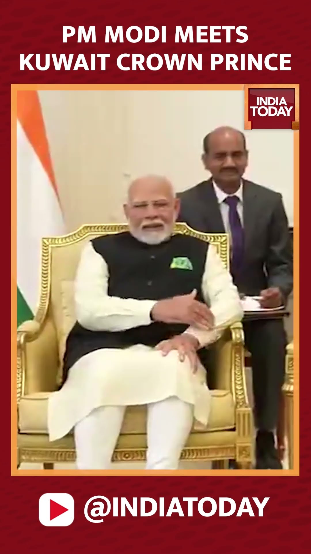 PM Modi Kuwait Visit: PM Modi Meets Kuwait Crown Prince Sabah Al-Khalid Al-Sabah | India Today
