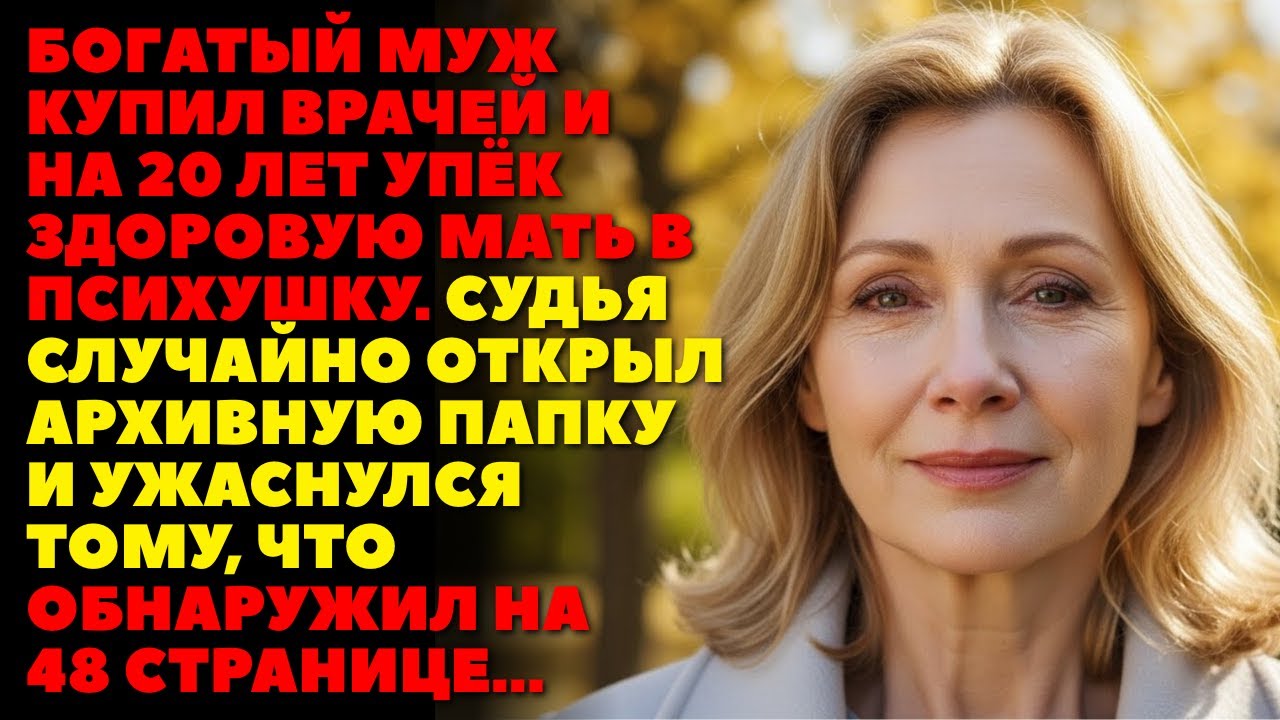 Муж объявил жену психически больной и лишил детей. Спустя 20 лет судья открыл её дело…