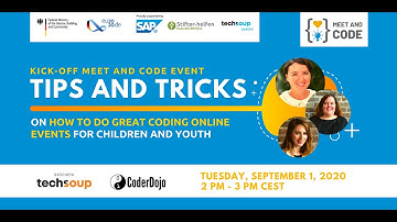 How to do great coding online events for children and youth: tips and tricks  (CoderDojo)