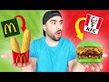 TASTING WEIRD FAST FOOD You NEVER HEARD OF (McDonalds, Burger King, KFC)