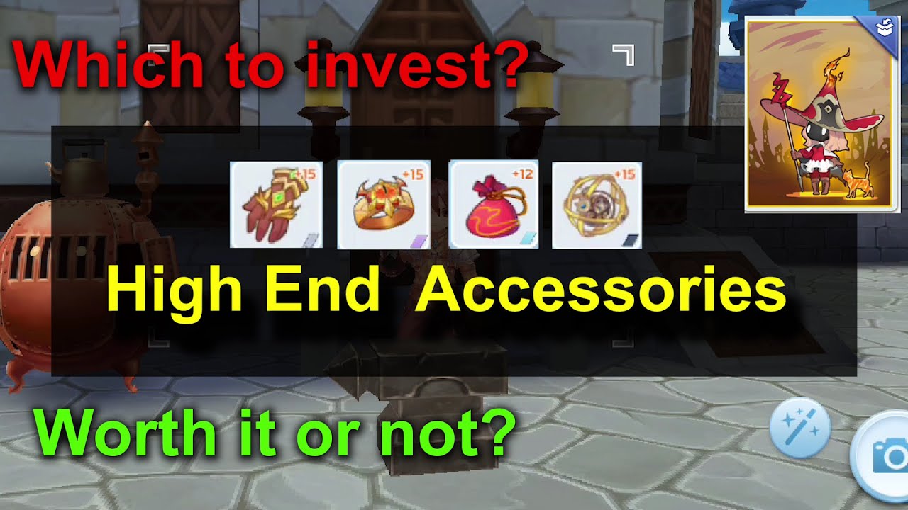 Ragnarok mobile high End accessories for Arcane master/Slayer (tibber