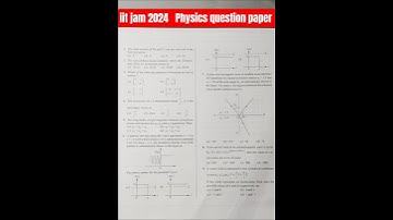 iit jam physics 2024 question paper  comment  for solution this Paper#iitjam #iitbombay #physics