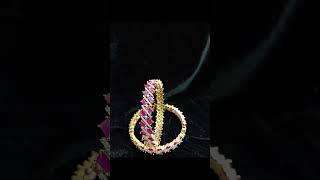 #Cubic Zirconia #Bangle #Ruby stone 🩷 #📲WhatsApp: 7796768699