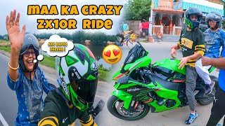 Ghar Laut ke Mummy ko Dia Superbike Ride😍| Maa to Super Mom Nikli😜